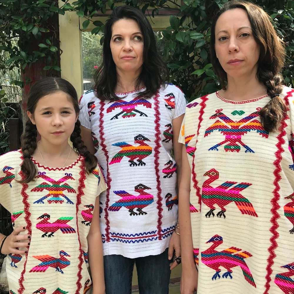 VTG Oaxaca Mexican Bird Dress